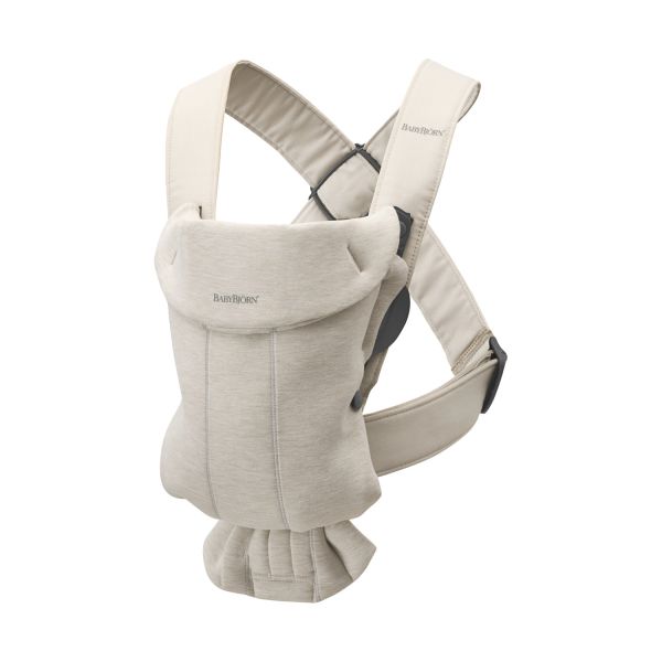BabyBjörn Mini Draagzak - 3D-Jersey - Lichtbeige BabyBjörn Mini Draagzak - 3D-Jersey - Lichtbeige