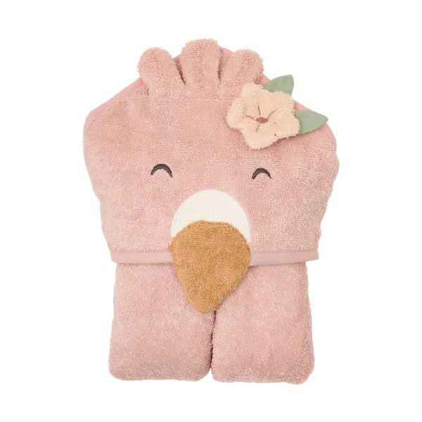 Little Dutch Blooming Safari Badjas - Flamingo - Roze - 74/80 Little Dutch Blooming Safari Badjas - Flamingo - Roze - 74/80