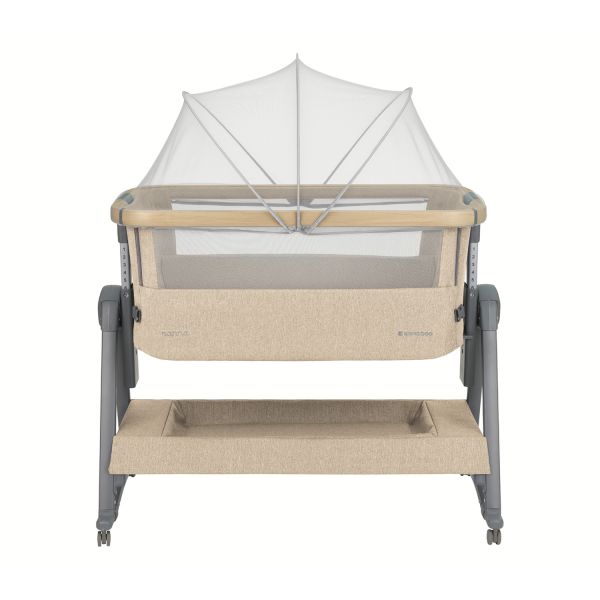 KikkaBoo Bedside Crib - Nanna 2 - Beige KikkaBoo Bedside Crib - Nanna 2 - Beige