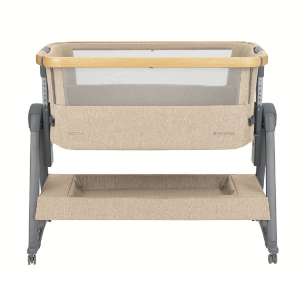 KikkaBoo Bedside Crib - Nanna 2 - Beige KikkaBoo Bedside Crib - Nanna 2 - Beige
