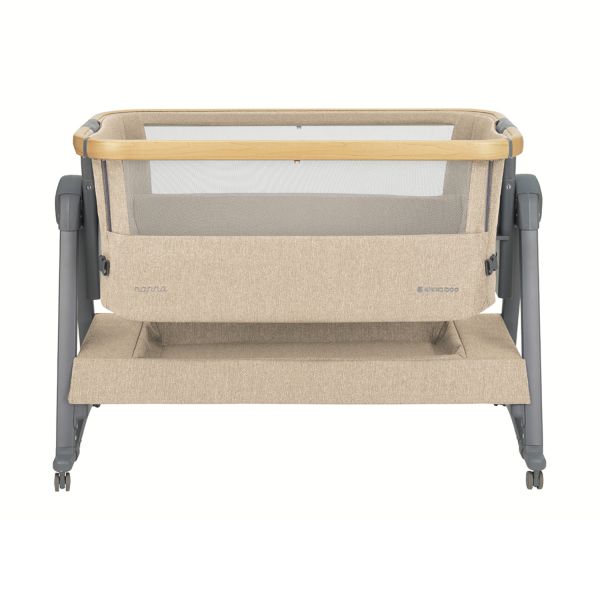 KikkaBoo Bedside Crib - Nanna 2 - Beige KikkaBoo Bedside Crib - Nanna 2 - Beige