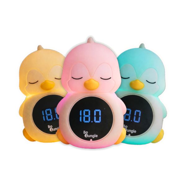 Bo Jungle 3-in-1 Bad- en Slaapkamerthermometer Met Nachtlampje - Pinguïn