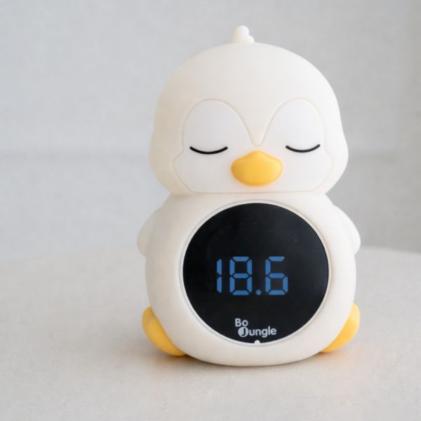 Bo Jungle 3-in-1 Bad- en Slaapkamerthermometer Met Nachtlampje - Pinguïn