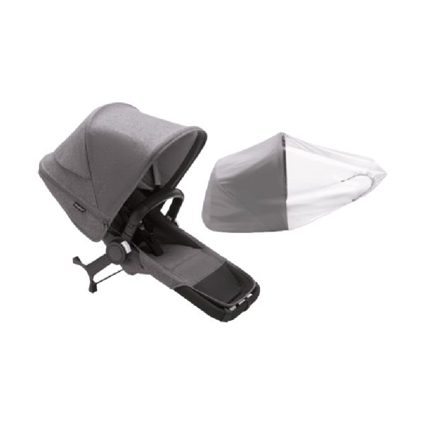 Bugaboo Donkey 5 Duo Extension Complete Grey Melange - Grey Melange