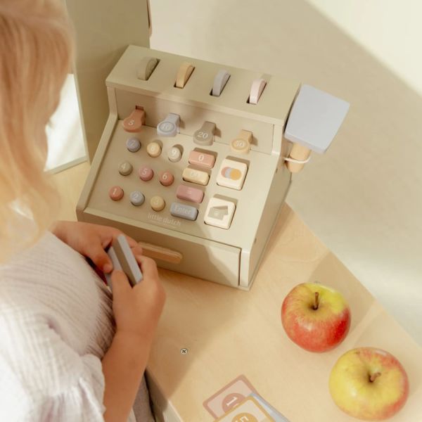 Little Dutch Kassa Met Scanner - Mint Little Dutch Kassa Met Scanner - Mint