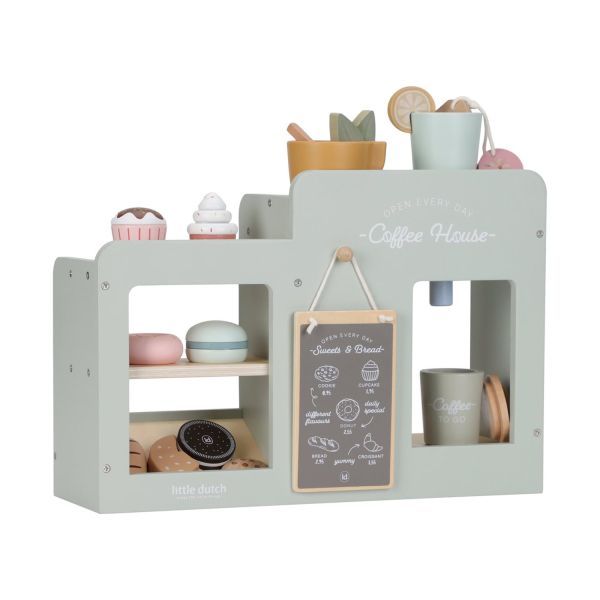 Little Dutch Koffiehoek - Mint - Houten Speelset