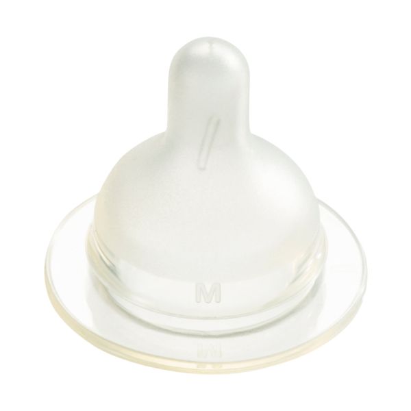 Difrax Flesspeen Brede Hals Natural M (2 stuks)