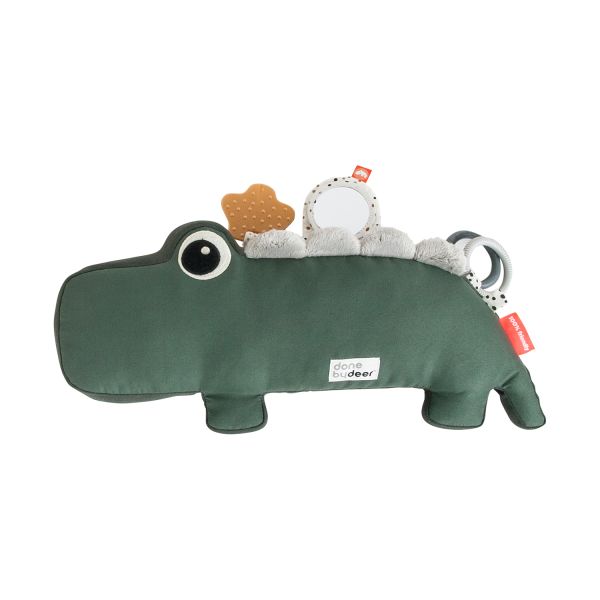 Done By Deer Tummy Time Activity Toy Croco Green