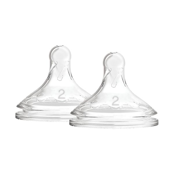 Dr. Brown's Flesspeen Brede Hals Options+ Fase 2 2-Pack