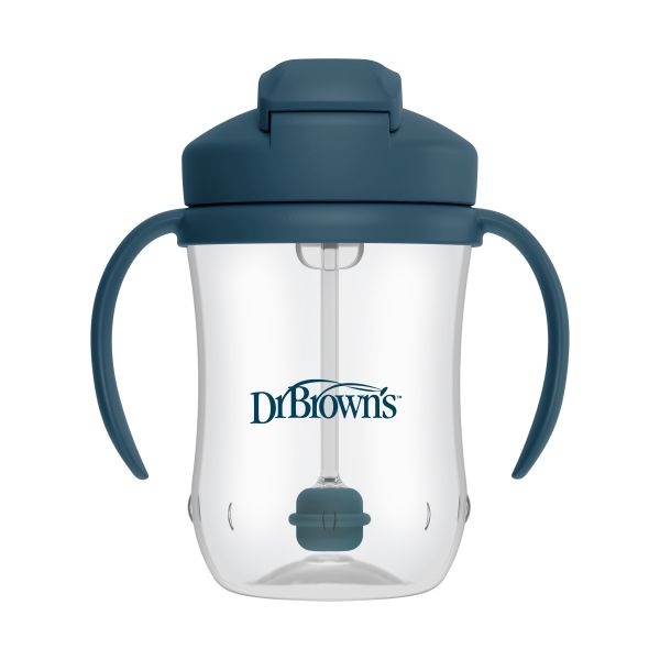 Dr. Brown's Rietjesbeker - 270 ml - Blauw