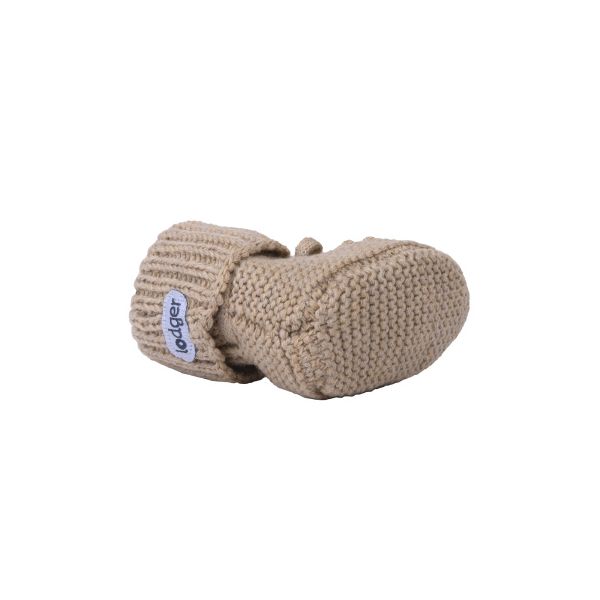 Lodger Slipper Knit Beige 0-6mnd Lodger Slipper Knit Beige 0-6mnd