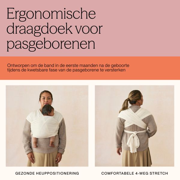 Ergobaby Aura Wrap Draagdoek - Cream