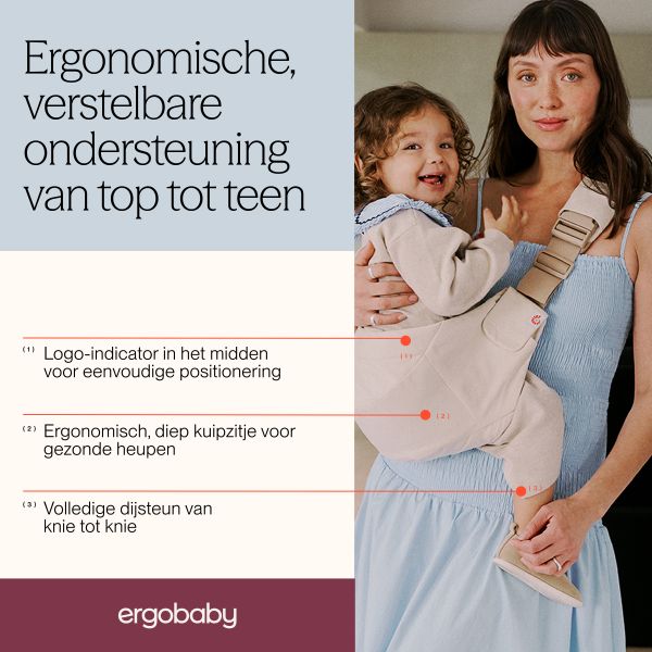 Ergobaby Upsie Sling Draagzak - Natural Beige Ergobaby Upsie Sling Draagzak - Natural Beige