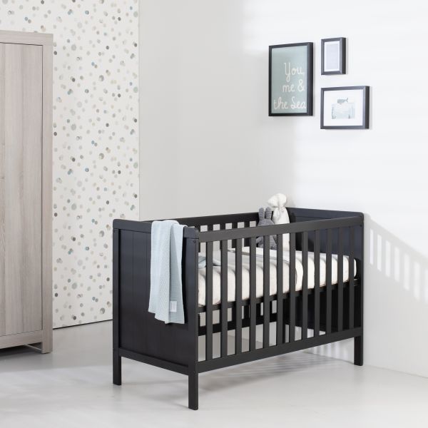 Europe Baby Ralph Ledikant 60 x 120 cm - Mat Zwart Europe Baby Ralph Ledikant 60 x 120 cm - Mat Zwart