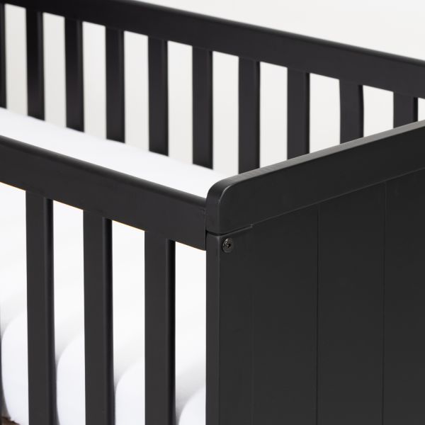Europe Baby Ralph Ledikant 60 x 120 cm - Mat Zwart Europe Baby Ralph Ledikant 60 x 120 cm - Mat Zwart