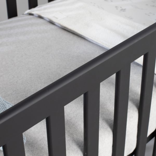 Europe Baby Ralph Ledikant 60 x 120 cm - Mat Zwart Europe Baby Ralph Ledikant 60 x 120 cm - Mat Zwart