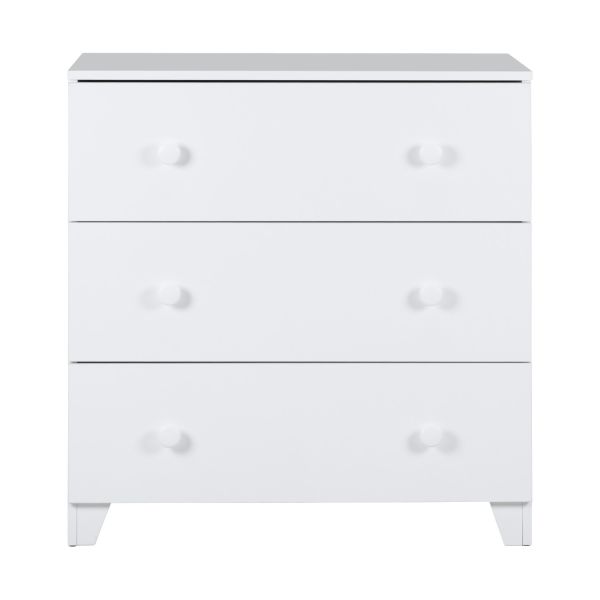 Europe Baby Sarah Ledikant 60 x 120 cm/Commode 3 Laden - Wit Europe Baby Sarah Ledikant 60 x 120 cm/Commode 3 Laden - Wit
