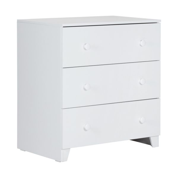 Europe Baby Sarah Ledikant 60 x 120 cm/Commode 3 Laden - Wit Europe Baby Sarah Ledikant 60 x 120 cm/Commode 3 Laden - Wit