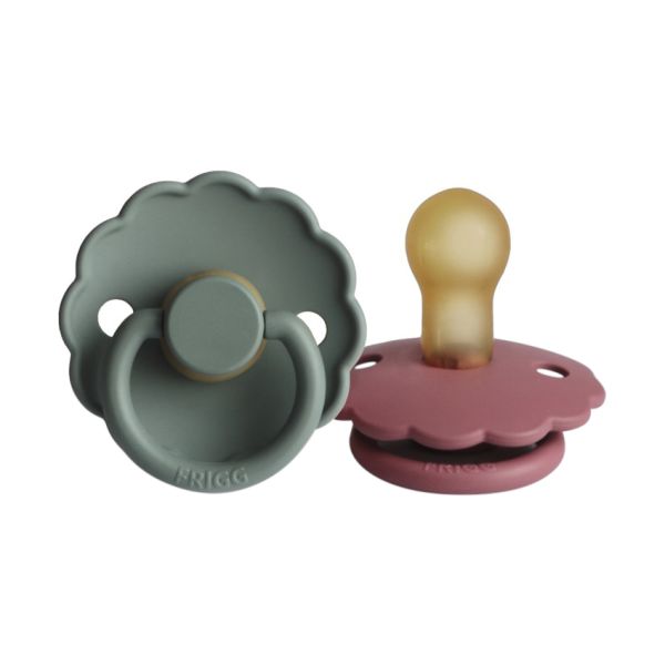 Frigg Fopspeen Daisy Dusty Rose/Lily Pad T2 6-18mnd (2 stuks) Frigg Fopspeen Daisy Dusty Rose/Lily Pad T2 6-18mnd (2 stuks)