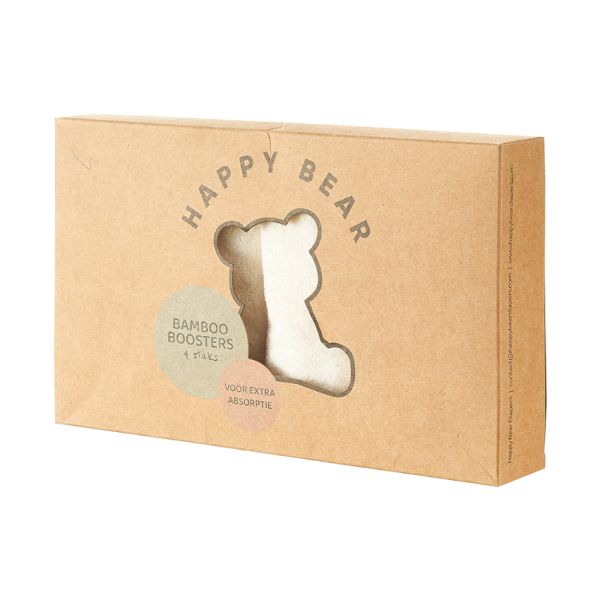 HappyBear Boosters Set Bamboo 4Stuks