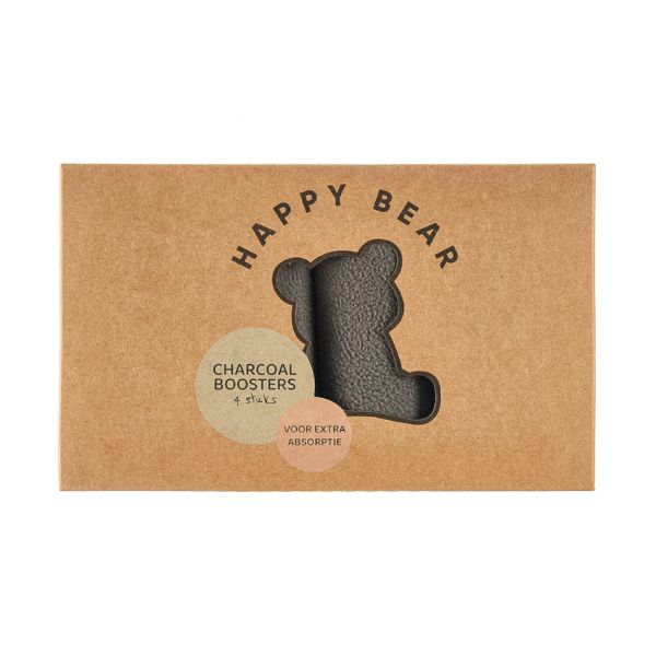 HappyBear Boosters Set Charcoal 4Stuks HappyBear Boosters Set Charcoal 4Stuks