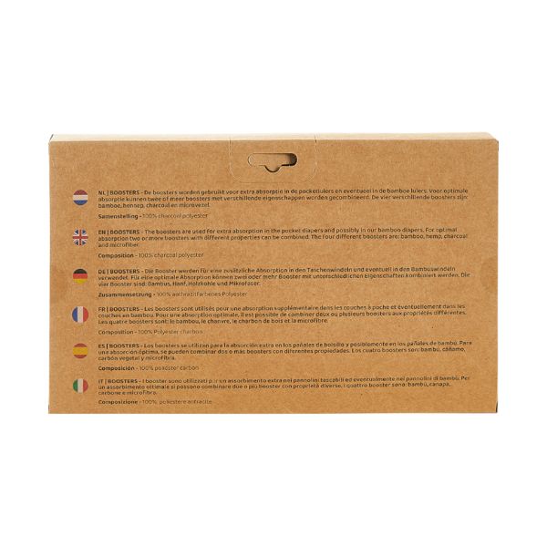 HappyBear Boosters Set Charcoal 4Stuks HappyBear Boosters Set Charcoal 4Stuks