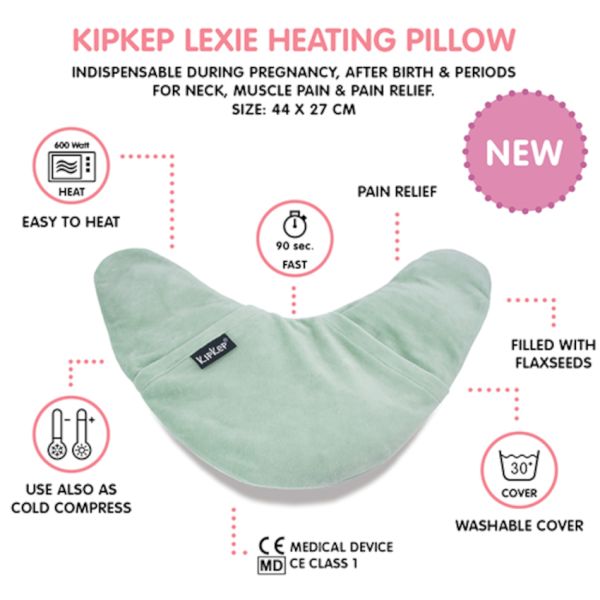 KipKep Lexie Heating Pillow - Pale Green KipKep Lexie Heating Pillow - Pale Green