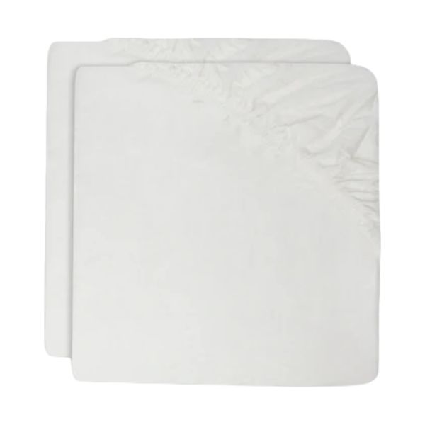 Jollein Drap-housse - (2pack) - 40/50x80/90cm - Jersey - Ivoire Jollein Drap-housse - (2pack) - 40/50x80/90cm - Jersey - Ivoire