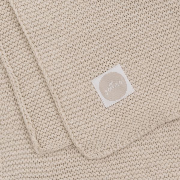 Jollein Wiegdeken Basic Knit Nougat 75 x 100 cm Jollein Wiegdeken Basic Knit Nougat 75 x 100 cm