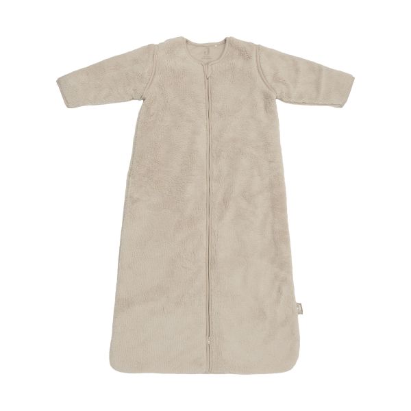 Jollein Fluffy Slaapzak met Afritsbare Mouwen - 110 cm - Sand