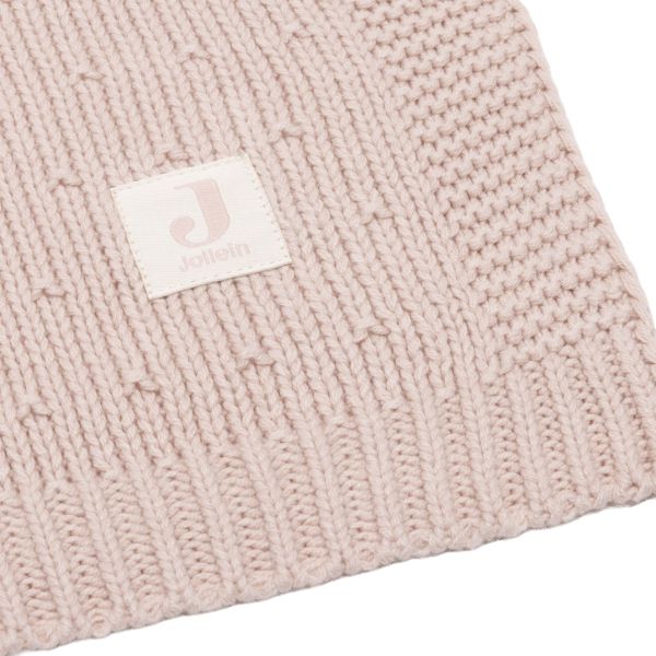 Jollein Ledikantdeken - Sprinkle Knit - 100 x 150 cm - Silk Rose Jollein Ledikantdeken - Sprinkle Knit - 100 x 150 cm - Silk Rose