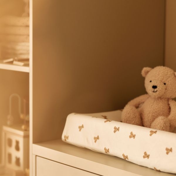 Jollein Mini Teddy Bear Aankleedkussenhoes Jersey - 50 x 70 cm Jollein Mini Teddy Bear Aankleedkussenhoes Jersey - 50 x 70 cm