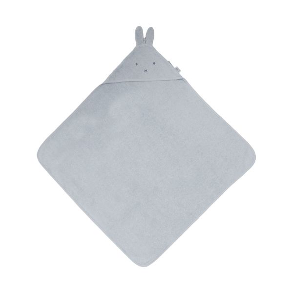 Jollein Nijntje Badcape Badstof - 75 x 75 cm - Cloudy Blue
