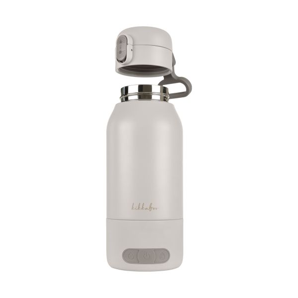 Kikkaboo Draagbare Water- en Melkverwarmer - 500 ml - Beige
