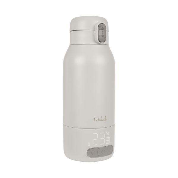 Kikkaboo Draagbare Water- en Melkverwarmer - 500 ml - Beige