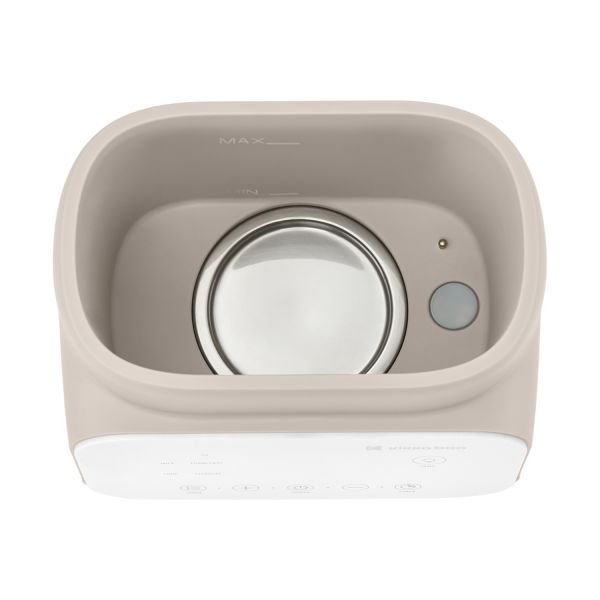 Kikkaboo Handy 4-in-1 Dubbele Flessenwarmer - Beige Kikkaboo Handy 4-in-1 Dubbele Flessenwarmer - Beige