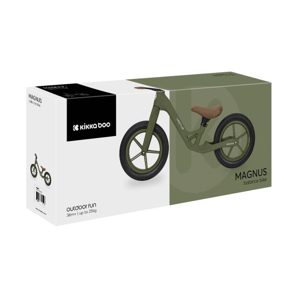 KikkaBoo Magnus Loopfiets - Groen
