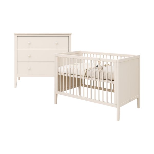 Bopita Ledikant 60 x 120 cm - Commode - Vieve - Dune