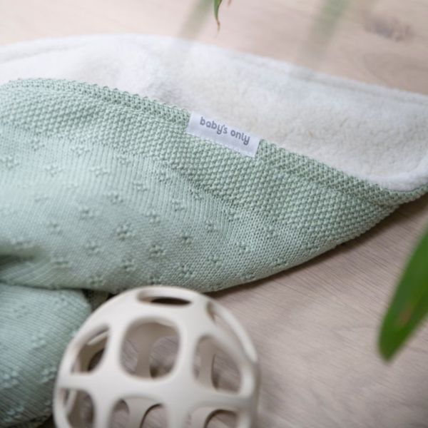 Baby's Only Ledikantdeken Teddy Mood Laurel Green