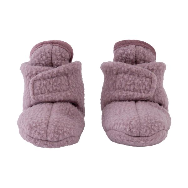 Lodger Chaussons - 3 à 6 mois - Polaire Teddy - Rose