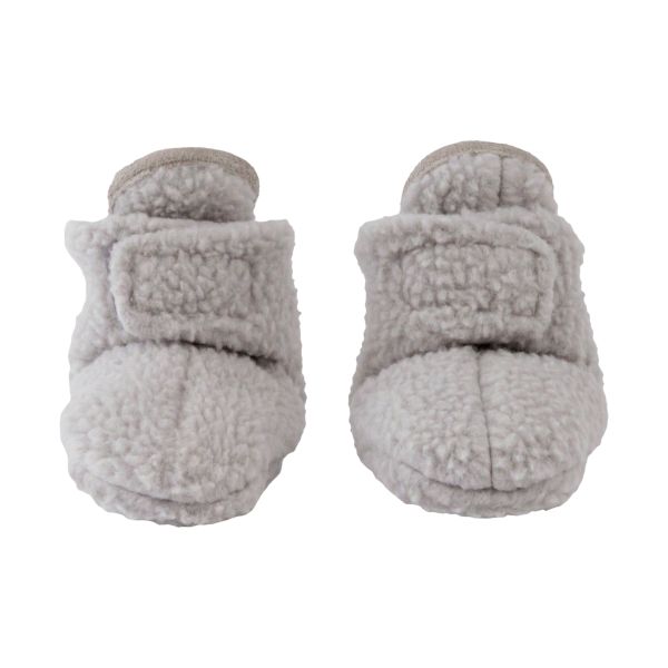 Lodger Slofjes - 12-18 Mnd - Teddy Fleece - Storm
