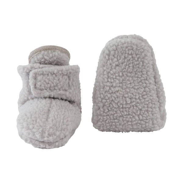 Lodger Slofjes - 6-12 Mnd - Teddy Fleece - Storm Lodger Slofjes - 6-12 Mnd - Teddy Fleece - Storm