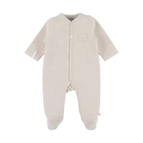 Noukie's Pyjama - Cotton - Beige - 00 Mnd Noukie's Pyjama - Cotton - Beige - 00 Mnd