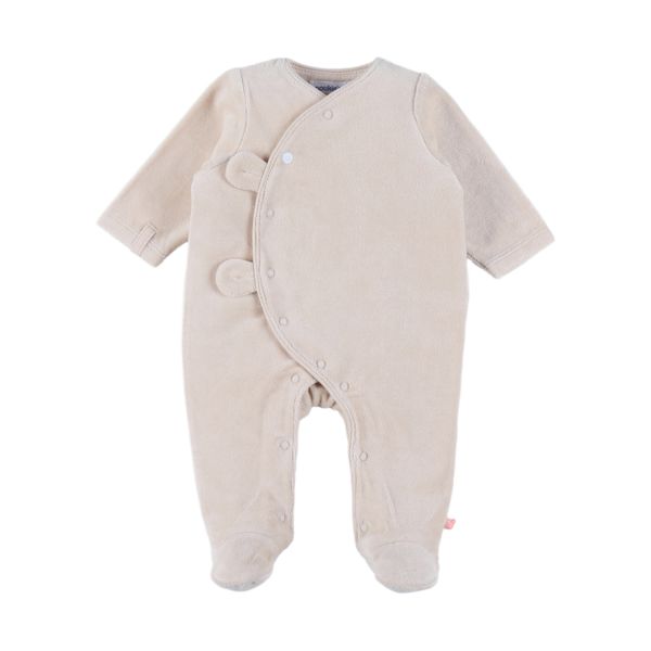Noukie's Pyjama - Velvet - Beige - 0 Mnd Noukie's Pyjama - Velvet - Beige - 0 Mnd