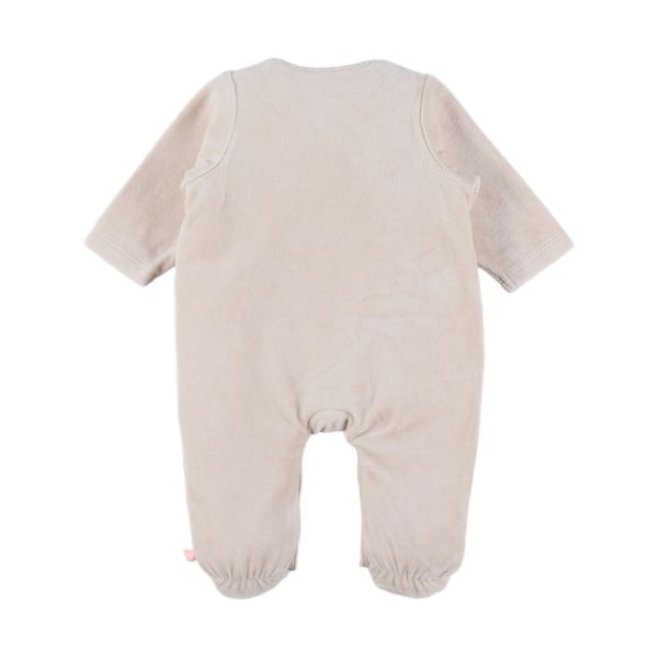 Noukie's Pyjama - Velvet - Beige - 0 Mnd Noukie's Pyjama - Velvet - Beige - 0 Mnd