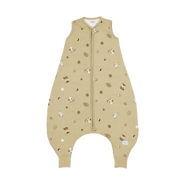 Meyco Slaapzak Winter Jumper Forest Animals Sand 90cm Meyco Slaapzak Winter Jumper Forest Animals Sand 90cm