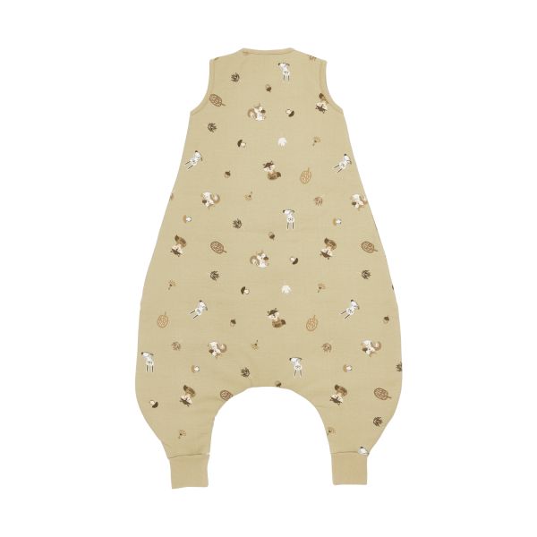 Meyco Slaapzak Winter Jumper Forest Animals Sand 90cm Meyco Slaapzak Winter Jumper Forest Animals Sand 90cm