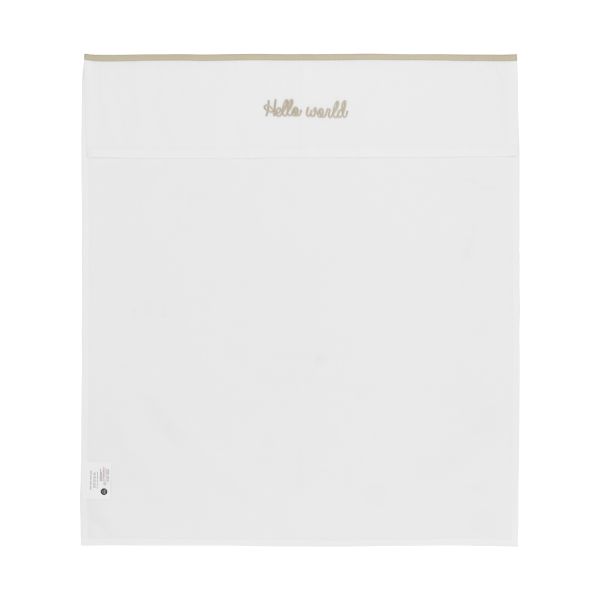Meyco Wieglaken Hello World Sand 75x100cm Meyco Wieglaken Hello World Sand 75x100cm
