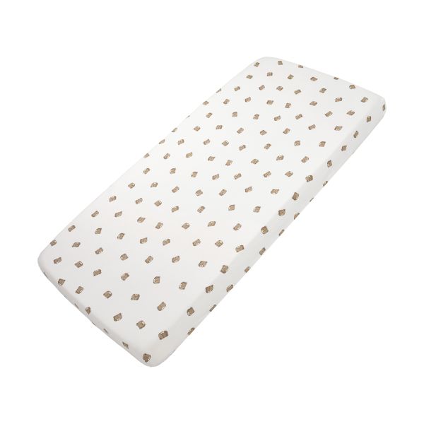 Meyco Bear Hoeslaken - 40 x 80/90 cm - Jersey - Bruin Meyco Bear Hoeslaken - 40 x 80/90 cm - Jersey - Bruin