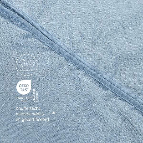 Meyco Studio Jumper Ongevoerd Linnen Jeans Blue 104 cm